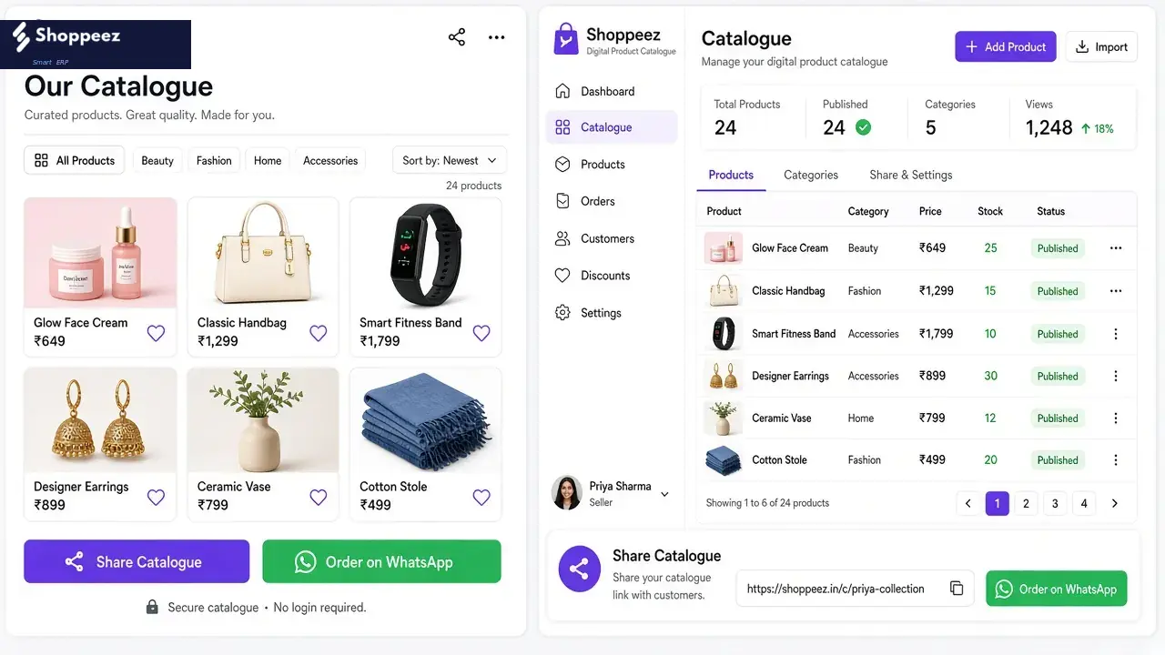 Shoppeez Catalogue module preview